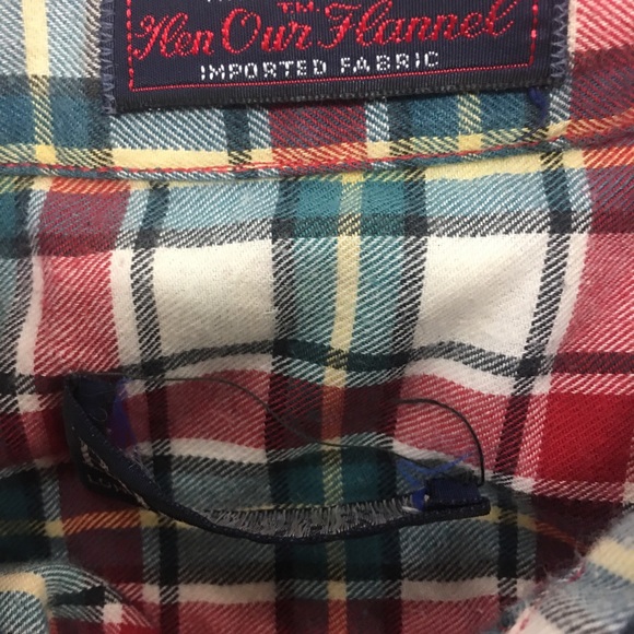 EUC Burberrys plaid flannel shirt - Picture 3 of 5